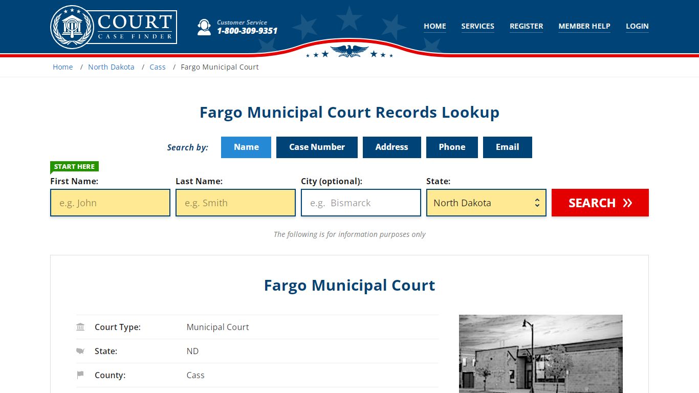 Fargo Municipal Court Records | Fargo, Cass County, ND Court Case Lookup